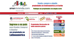 Desktop Screenshot of amervivienda.com